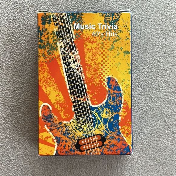 Other - MUSIC TRIVIA Playing cards (2 decks - 60’s & 70’s)